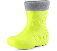 Ladeheid Bottes de Pluie en EVA Unisexe Enfant Fille Garçon LA-CA-11 (Citron Vert, 22/23 EU)