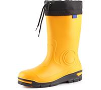 Ladeheid Bottes de Pluie en PVC Unisexe Enfant Fille Garçon LARB014 (Jaune, 25/26 EU)