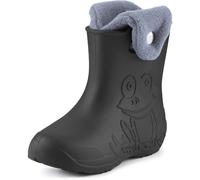 Ladeheid bottes de pluie enfant en EVA légères avec poignées, semelle antidérapante, chausson amovible avec bouton-pression LA-CA-04 (Rose, 26/27 EU)