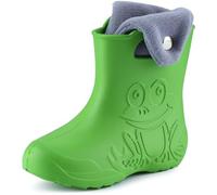 Ladeheid Bottes de Pluie en EVA Unisexe Enfant Fille Garçon LA-CA-04 (Vert/Gris, 32/33 EU)