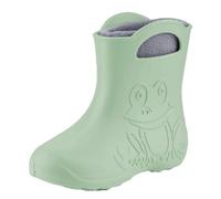 Ladeheid bottes de pluie enfant EVA imperméables ultra légères doublure chaude amovible poignées semelle antidérapante LA-CA-03 (Vert olive, 34/35 EU)