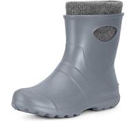 Ladeheid Bottes de Pluie Thermiques en EVA Femme LA-750 (Argent, 38 EU)