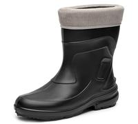 Ladeheid Bottes de Pluie Thermiques en EVA Femme LA-800-2017 (Noir/Gris, 41 EU)