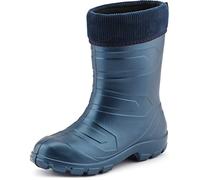 Ladeheid Bottes de Pluie Thermiques en EVA Femme LALMG879(Métal Bleu/Marine, 38 EU)