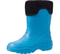 Ladeheid Bottes de Pluie Thermiques en EVA Mixte Enfant Fille Garçon LA-861-2017 (Turquoise/Noir, 22/23 EU)