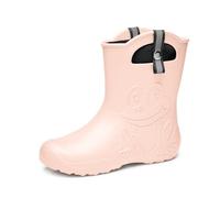 Ladeheid bottes femme hiver legeres impermeables doublure chaude amovible semelle antiderapante bottes de neige femme Boots Fourrées bottes de pluie femme LA-CA-23 (Rose poudré, 36/37 EU)