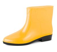 Ladeheid Bottines Bottes de Pluie Chaussure Femme LAZT201801 (Jaune, 37 EU)
