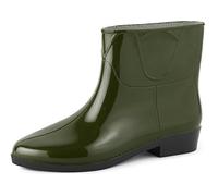 Ladeheid Bottines Bottes de Pluie Chaussure Femme LAZT201801 (Vert foncé, 40 EU)