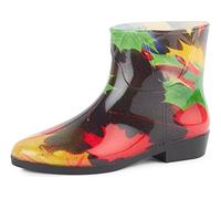 Ladeheid Bottines Bottes de Pluie Chaussure Femme LAZT201802 (Motif-19, 39 EU)