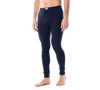 Ladeheid Calecon Long Homme Coton - Caleçon Homme Long Legging Chaud sous-Vêtements Thermiques Hiver Ski Moto Randonnée - Fabriqué en Europe LA40-247 (Bleu Marine, XXL)