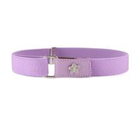 Ladeheid Ceinture Elastique Enfant Unisexe - 62 cm x 2,5 cm P15G (Fleur Mauve)