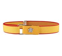 Ladeheid Ceinture Elastique Enfant Unisexe - 62 cm x 2,5 cm P15G (Jaune/Rouge/Fleur)