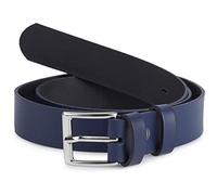 Ladeheid Ceinture enfant en cuir accessoire de mode pour enfants ceinture garçon avec boucle K1D5 (Navy Bleu-2 60 cm, Longueur totale 79 cm)