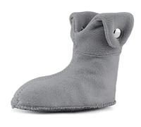 Ladeheid Chaussettes Chauffantes Pour Bottes en Caoutchouc Pour Enfants LA-CA-01 LA-CA-03 LA-CA-04 (Gris, 24/25 EU)