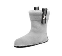 Ladeheid Chaussettes de bottes en caoutchouc pour enfants avec fermeture Chaussettes chauffantes pour bottes de pluie LA-CA-01 LA-CA-03 LA CA-04, gris, 26/27 EU
