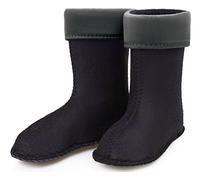 Ladeheid Chaussettes Polaires EVA Bottes de Pluie Unisexe Enfant Fille Garçon KL045 (Graphite, 27 EU)