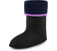 Ladeheid Chaussettes Polaires EVA Bottes de Pluie Unisexe Enfant Fille Garçon KL058 (Violet, 26 EU)