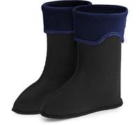 Ladeheid Chaussettes Polaires EVA Bottes de Pluie Unisexe Enfant Fille Garçon LA-861 (Bleu Marine, 24-25)