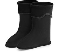 Ladeheid Chaussettes Polaires EVA Bottes de Pluie Unisexe Enfant Fille Garçon LA-861 (Noir, 24-25)