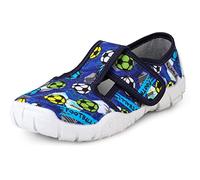 Ladeheid Chaussure Basket Garçon LARW005 (Bleu/Ballons, 28 EU)