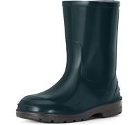 Ladeheid Chaussures en Caoutchouc imperméables Hautes pour Enfants - Bottes de Pluie pour garçons et Filles LA-939 (Vert Foncé, 33 EU)