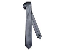 Ladeheid Cravate classique pour hommes, brillante, parfaite pour le bureau et les festivités, couleurs variées - Idéale pour les réunions d'affaires, mariages TMS-6 (150cm x 6cm, Noir)