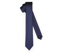Ladeheid Cravate classique pour hommes, mate, parfaite pour le bureau et les festivités, couleurs variées - Idéale pour les réunions d'affaires, mariages 150cm x 6cm TMM-6 (150cm x 6cm, Bleu Foncé)