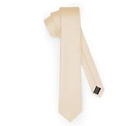 Ladeheid Cravate classique pour hommes, mate, parfaite pour le bureau et les festivités, couleurs variées - Idéale pour les réunions d'affaires, mariages TMM-8 (150cm x 8cm, Beige)