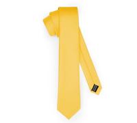 Ladeheid Cravate classique pour hommes, mate, parfaite pour le bureau et les festivités, couleurs variées - Idéale pour les réunions d'affaires, mariages TMM-7 (150cm x 7cm, Miel)