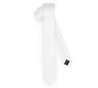 Ladeheid Cravate classique pour hommes, mate, parfaite pour le bureau et les festivités, couleurs variées - Idéale pour les réunions d'affaires, mariages 150cm x 6cm TMM-6 (150cm x 6cm, Blanc)