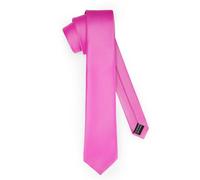 Ladeheid Cravate classique pour hommes, mate, parfaite pour le bureau et les festivités, couleurs variées - Idéale pour les réunions d'affaires, mariages TMM-8 (150cm x 8cm, Rose)