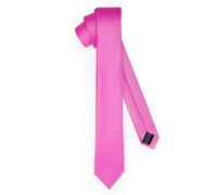 Ladeheid Cravate classique pour hommes, mate, parfaite pour le travail et les festivités, couleurs variées - Idéale pour les réunions d'affaires, mariages TMM-5 (150cm x 5cm, Rose)