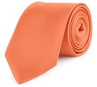 Ladeheid Cravate Large Diversité de Couleurs Accessoire Vêtement Homme KP-8(Abricot, 150cm x 8cm)