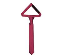 Ladeheid Cravate pour enfants pour garçons - Look élégant brillant, Pré-nouée avec une fermeture scratch, Parfaite pour les occasions spéciales - Cravate clip stylée TKS (31cm x 4cm, Bordeaux)