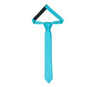 Ladeheid Cravate pour enfants pour garçons - Look élégant mat, Pré-nouée avec une fermeture scratch, Parfaite pour les occasions spéciales - Cravate clip élégante TKM (31cm x 4cm, Turquoise)