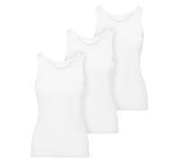 Ladeheid Debardeur Femme en Coton sous-vêtement Femme Confortable et Respirant Débardeur Femme Maillot de Corps Femme Vetement Femme Lot de 3 Pièces LA40-262 (Blanc, S)
