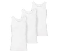 Ladeheid Débardeur Homme Maillot de Corps Homme Cotton Marcel Homme sous Vetement Homme Debardeur Homme Sport Lot de 3 Débardeurs en 100% Coton LA40-258 (Blanc, 4XL)