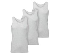 Ladeheid Débardeur Homme Maillot de Corps Homme Cotton Marcel Homme sous Vetement Homme Debardeur Homme Sport Lot de 3 Débardeurs en 100% Coton LA40-258 (Melange Gris, XL)