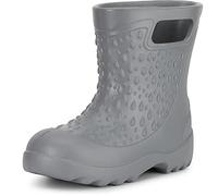 Ladeheid EVA Bottes de Pluie en Caoutchouc Enfant Fille Garçon LADW006 (Gris 2183, 24/25 EU)