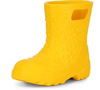 Ladeheid EVA Bottes de Pluie en Caoutchouc Enfant Fille Garçon LADW006 (Jaune 1032, 26/27 EU)
