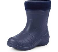 Ladeheid EVA Bottes de Pluie Unisexe Enfant Fille Garçon KL050 (Bleu Sombre, 22 EU)