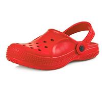 Ladeheid EVA Clogs Sabots Sandales Unisexe Enfant Fille Garçon KL055 (Rouge, 29 EU)
