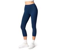 Ladeheid Legging 3/4 Tenue Sport Femme LA40-132 (Bleu Marine, M)