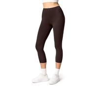 Ladeheid Legging 3/4 Tenue Sport Femme LA40-132 (Marron, XXL)