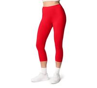 Ladeheid Legging 3/4 Tenue Sport Femme LA40-132 (Rouge, XL)