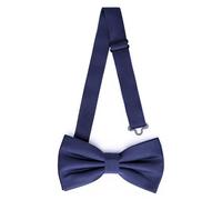 Ladeheid Nœud papillon élégant pour hommes - mat, réglable, parfait pour mariage, fête, bureau. Idéal pour hommes, femmes, adolescents BMM (12cm x 6cm, Bleu Marine)