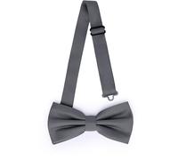 Ladeheid Nœud papillon élégant pour hommes - mat, réglable, parfait pour mariage, fête, bureau. Idéal pour hommes, femmes, adolescents BMM (12cm x 6cm, Graphite)