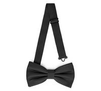Ladeheid Nœud papillon élégant pour hommes - mat, réglable, parfait pour mariage, fête, bureau. Idéal pour hommes, femmes, adolescents BMM (12cm x 6cm, Noir)
