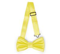 Ladeheid Nœud papillon pour enfants garçons - Pré-noué, bande réglable, design brillant, idéal pour mariage, anniversaire, rentrée scolaire - Résistant et élégant BKS (10cm x 5cm, Jaune)