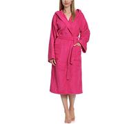 Ladeheid Peignoir de Bain Éponge 100% Coton Femme LA40-193 (Rose-25 (Grammage 400), M)